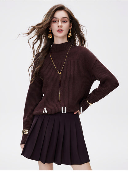 AUI can be seen as a pullover inner knitted sweater and a long-sleeved top -  Chung-Cha