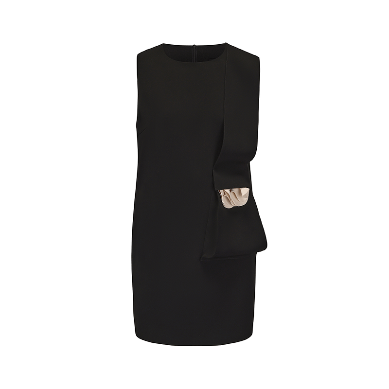 ATELIER MISS LU Three-dimensional Orchid Shape Pocket Dress - FRANCE