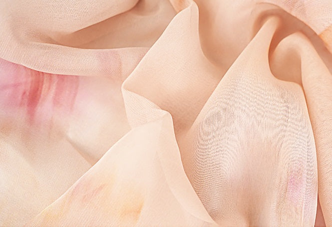 HECO Chinese Resort Style Flowing V-neck Dress - STONE.