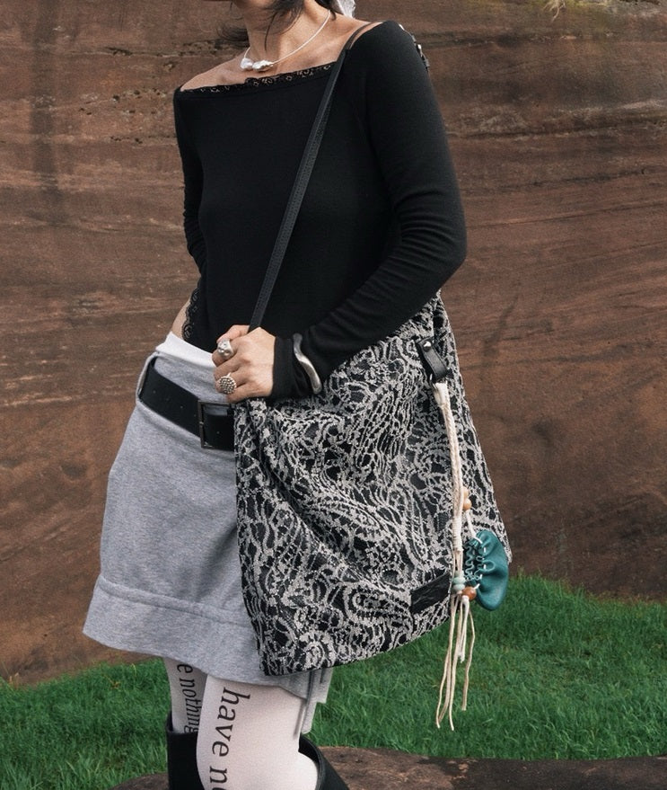 IUBALLET Wild Breeze Summer New Bucket Lace Bag- AMUSE.