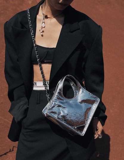 IUBALLET Cowhide Mini Geometric Bag - LIFTED.