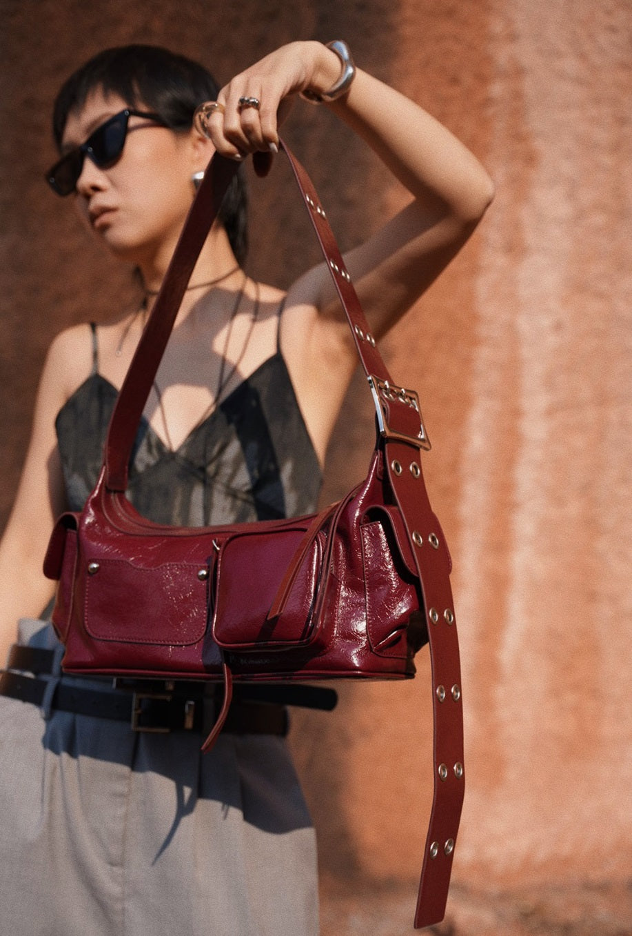 IUBALLET Chic Leather Baguette Bag - INQUIRE.