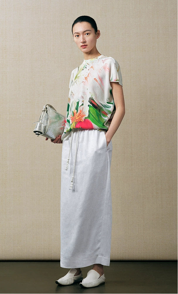 ZHUCHONGYUN knitted short-sleeved top-YAMIGAMI.