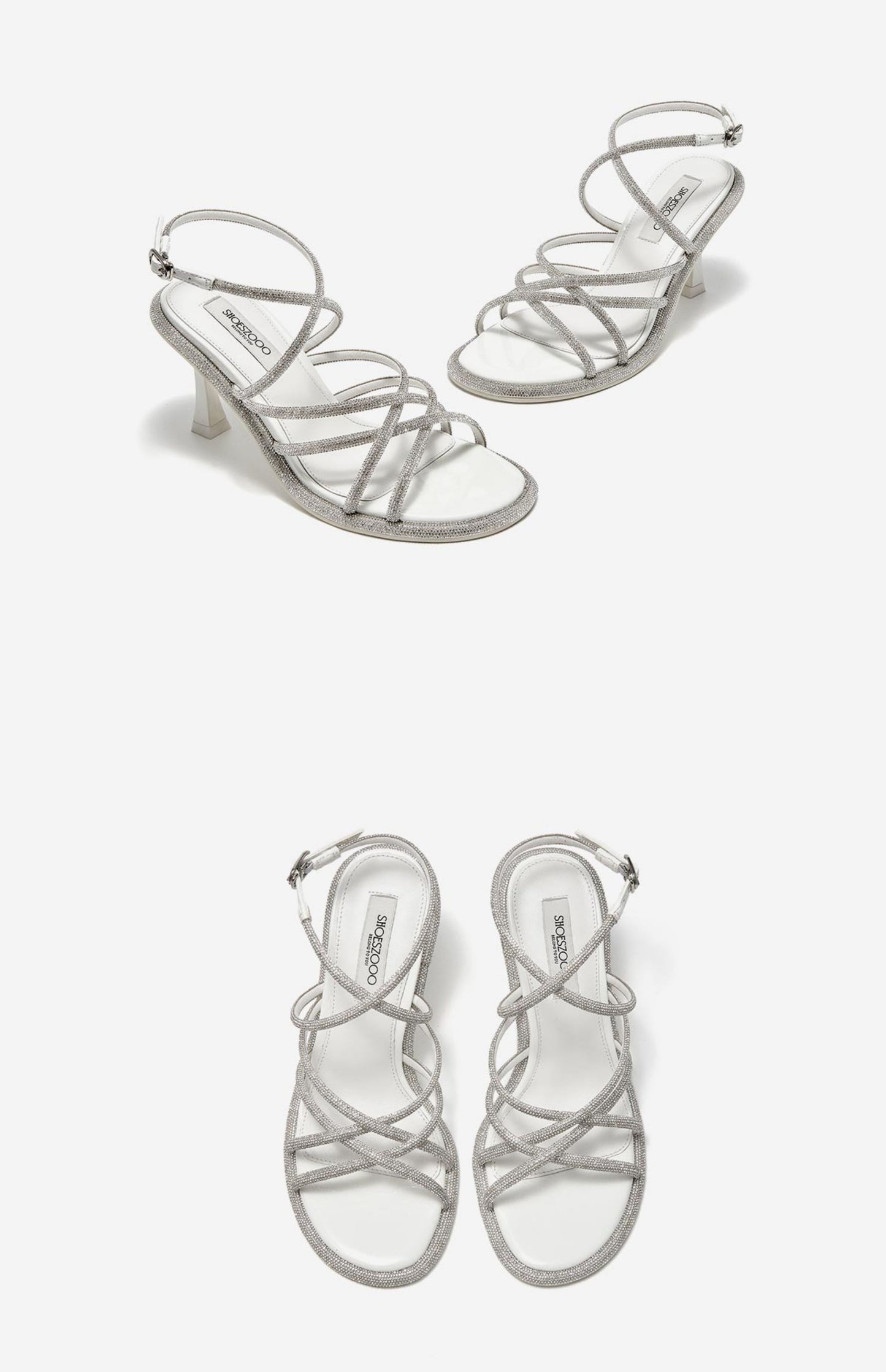 SHOESZOOO Summer Wear Open Toe Stiletto Sandal Heels - TOAST.