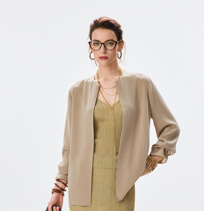 ANNASPEAK  light and cool jacket trousers high-end set-MAC.