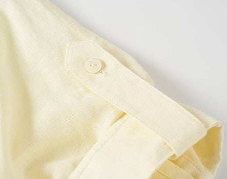 COMME MOI summer women's gentle linen shirt - HANAH.