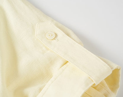 COMME MOI summer women's gentle linen shirt - HANAH.