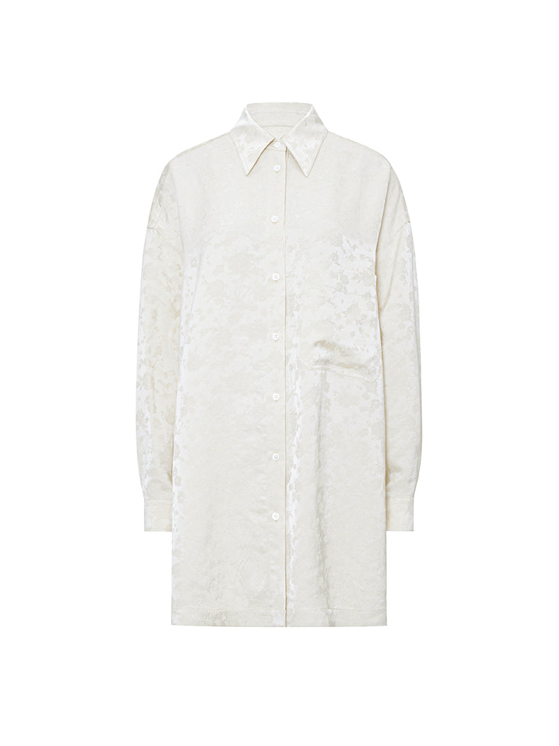 M essential Mackay designer Jacquard cool oversized shirt - sieive.