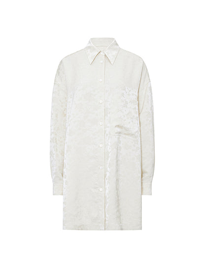 M essential Mackay designer Jacquard cool oversized shirt - sieive.