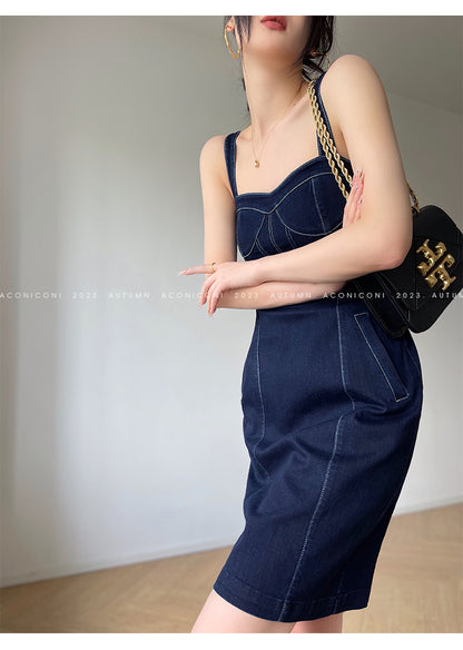 Aconiconi Luxury Blue Denim jacket - Poetry from the Other Shore