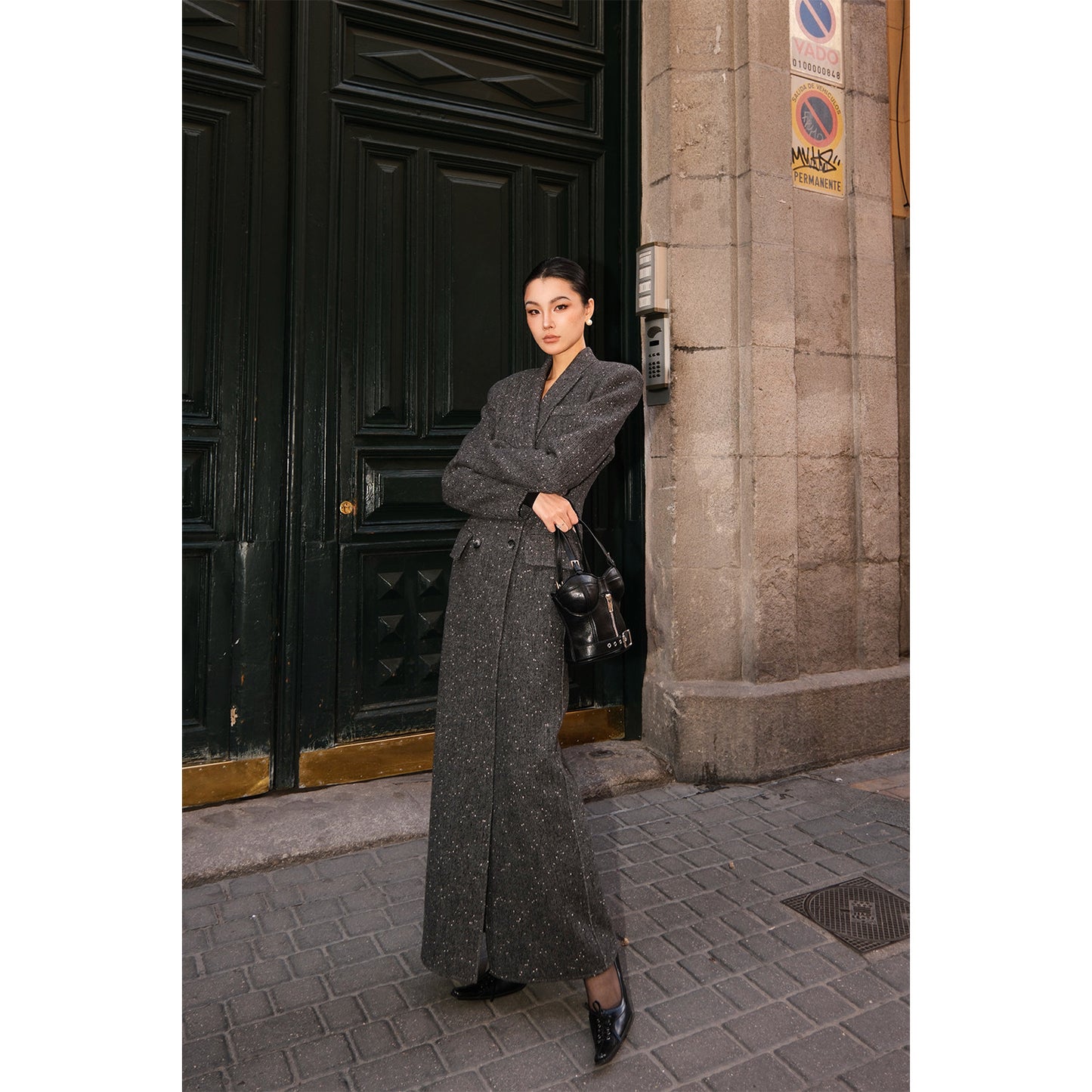 MEI SANGUAN reversible woolen coat - MANNY
