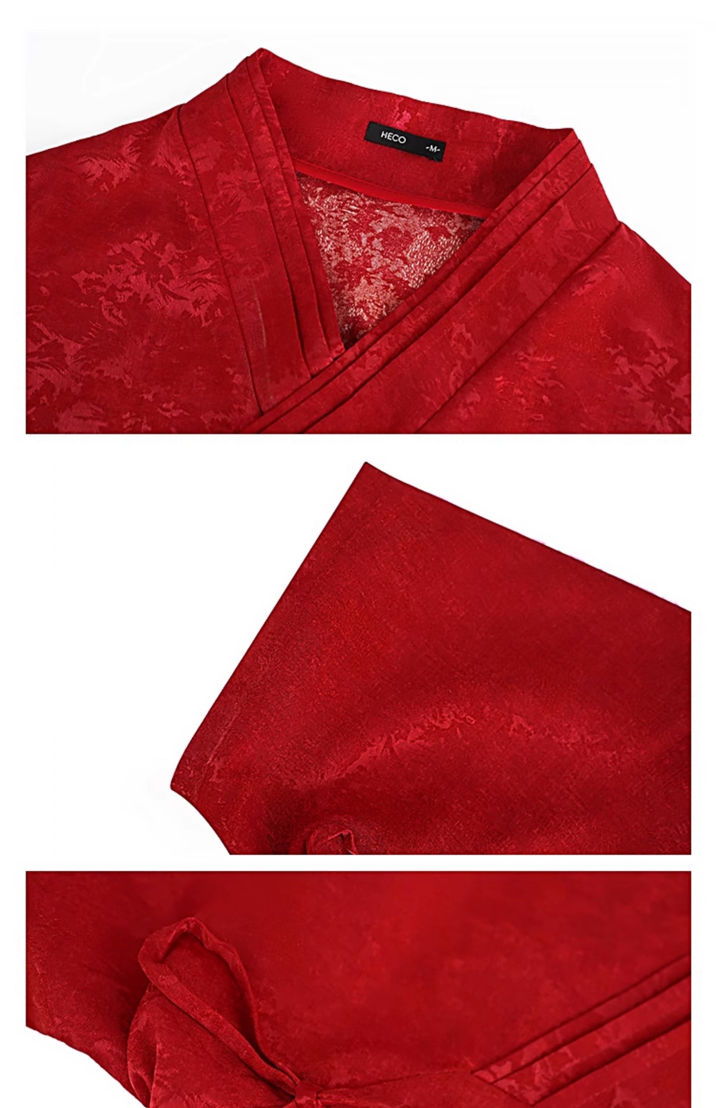 HECO Chinese style summer new slanted V-neck pinch pleated shirt - ASSURE .
