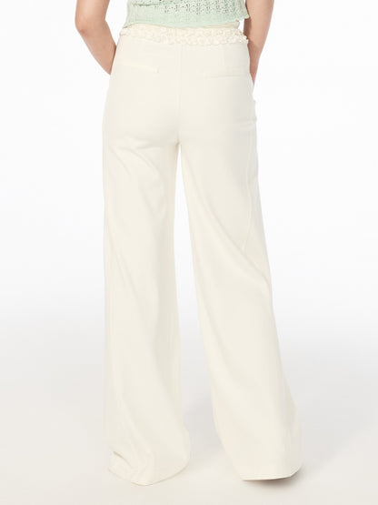 FAME Rococo Embroidered Lacey Pants- ANTHONY