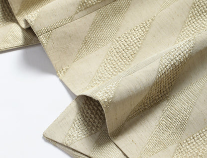 WANGXO | Oxygen-Induced Linen with Rhombic Texture  Waist-Cinched U-Neck Camisole Vest & Tie Skirt Set -NOLA