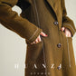 Huanzi high-end waist sheep wool double-sided autumn winter coat - fiee