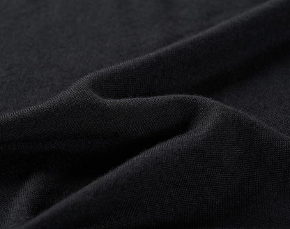 COMME MOI Lu Yan designer new women's black turtleneck wool knitted vest - MONEY.