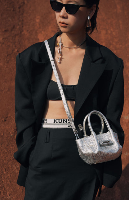 IUBALLET Leather Mini Bucket Bag - PEOPLE.