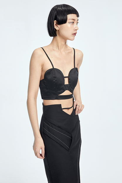 TINY IN Women's Cut-Out Camisole Top-BAKU
