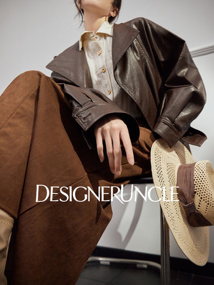 DGU "Daise" black motorcycle leather jacket - CONG.