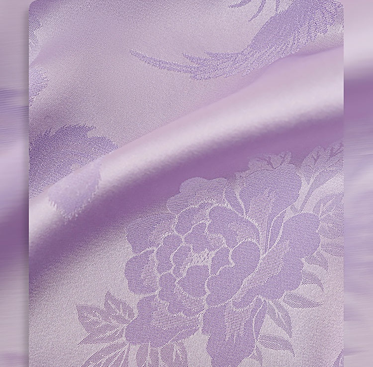 HECO [Feng Wu Clear Sleeves] New Chinese Standing Collar Buckle Flowing Dress- CLOAK.