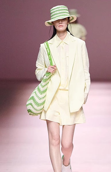 COMME MOI  summer women's casual linen shorts - GAIUS.