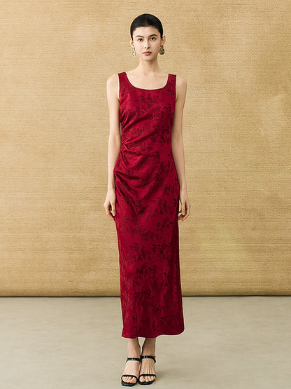 HECO Chinese Style Acetate Shirder Dress - LOLA.