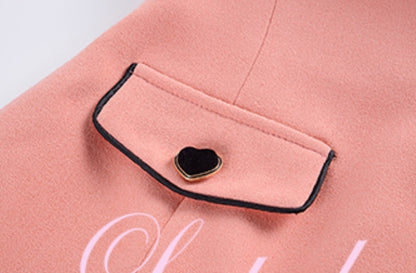 Le Palais Vintage  Peach Pink Small Fragrance Crop Top + Skirt Set-BEN