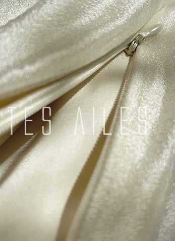 LE VENT&TES AILES French romantic luxury full midi summer skirt -RINA