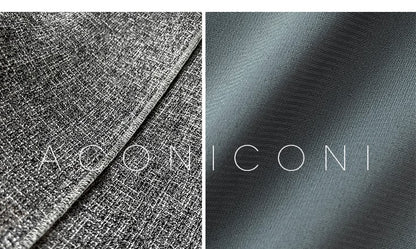 Aconiconi High End Gray V-Neck Sleeveless Hound Sooth Cocktail Dress- Kawashima Girl