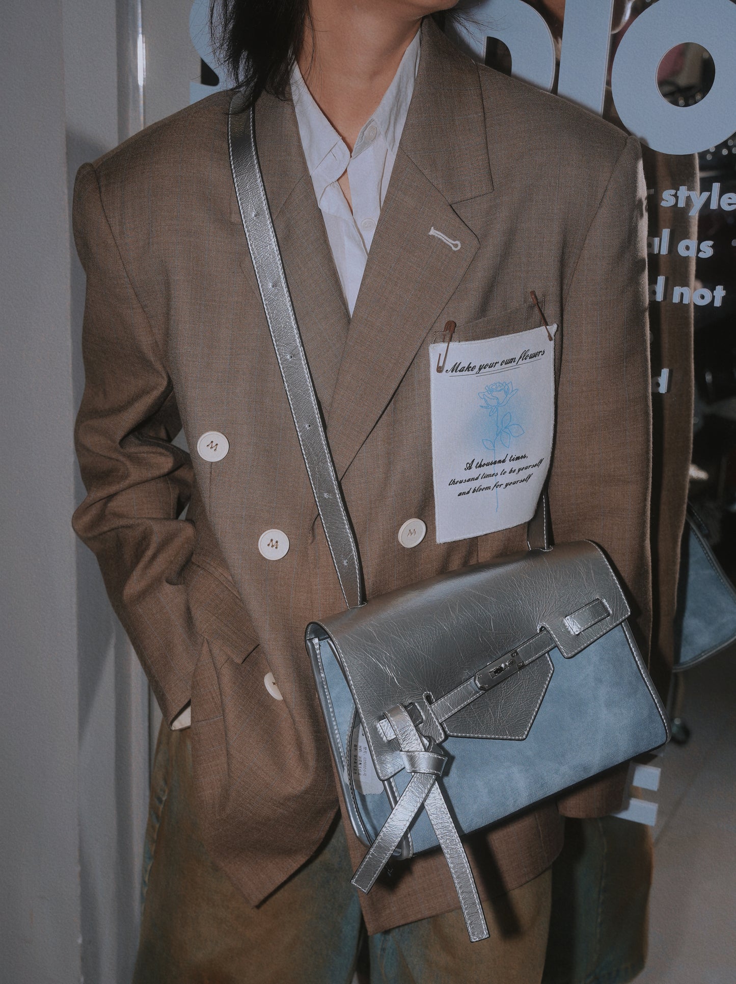 IUBALLET Leather Commuter Shoulder Bag - COLTON.