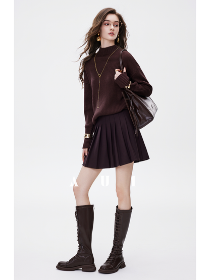 AUI can be seen as a pullover inner knitted sweater and a long-sleeved top -  Chung-Cha
