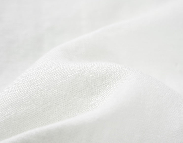 COMME MOI White Commuter Linen Notched Lapel Suit - MESSIAH.