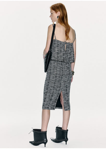 ATELIER MISS LU Small Fragrance Slim Pencil Stretch Skirt  - THOMAS