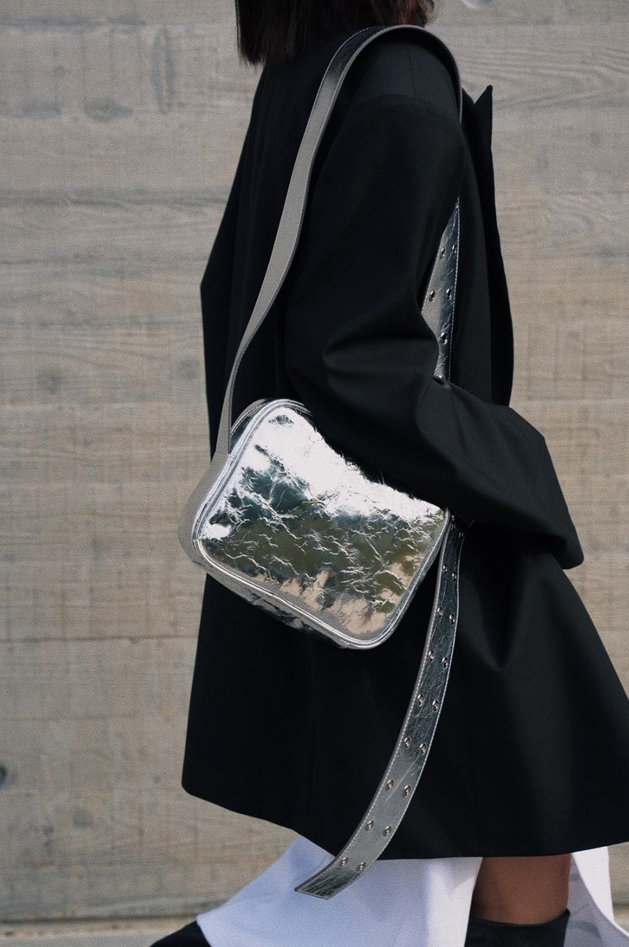 IUBALLET Small Leather Square Bag- GRACE.