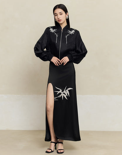 HECO 100% Acetate Long Sleeve Jacket Women - kyle.