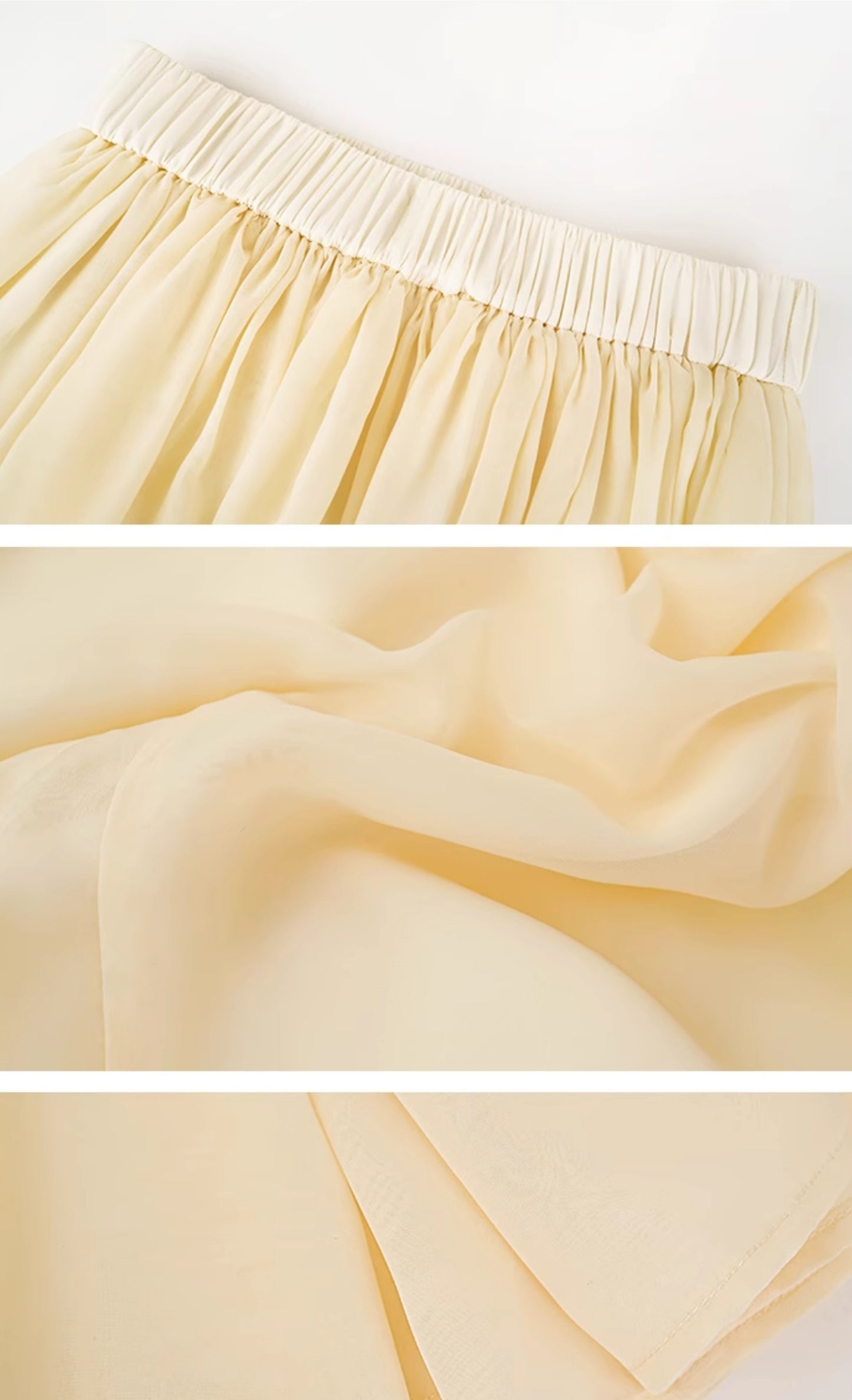 HECO Chinese Solid Color Large Swing Waist Slimming Mermaid Skirt - STARS.