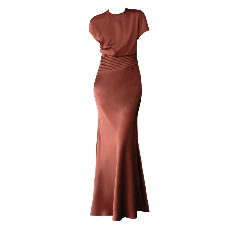 GOUDIN Light Tulle Texture French High End Host Evening Dress -DAM.