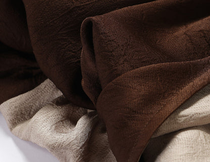 WANGXO | Satin Crossover V-Neck Dual-Wear Top -VIOLETTA.