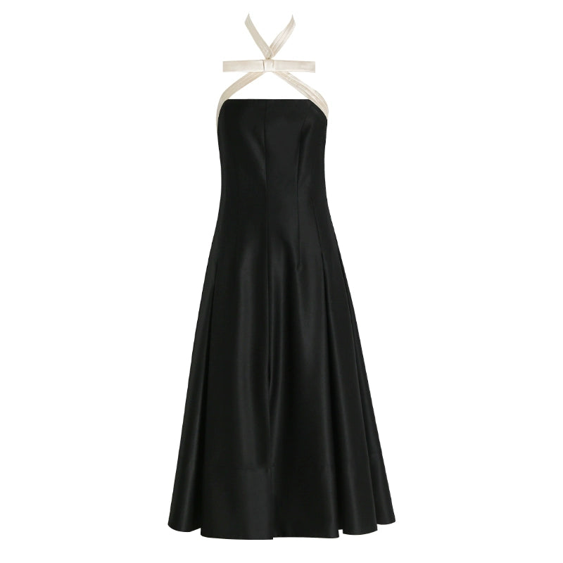 PURITY Stunning contrast bow Black cocktail dress- Maxine XS / Black PURITY Stunning contrast bow Black cocktail dress- Maxine XS / Black