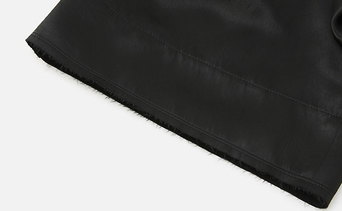 ZHUCHONGYUN A-line silhouette strappy cropped Short-HOUSE.