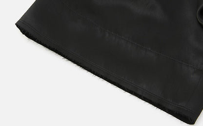 ZHUCHONGYUN A-line silhouette strappy cropped Short-HOUSE.