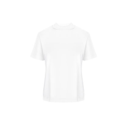 TUYUE slim crew neck casual top - BRENT.
