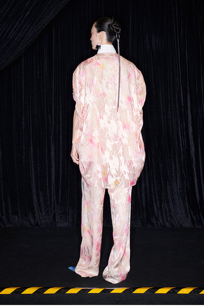 M essential Mackay designer Iridescent jacket with a short-sleeved placket - SANS.