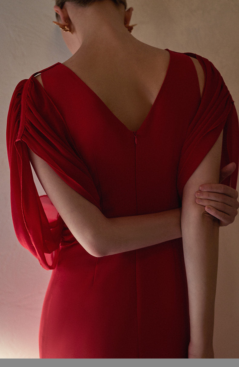 GOUDIN light luxury French elegant dress-KAI.