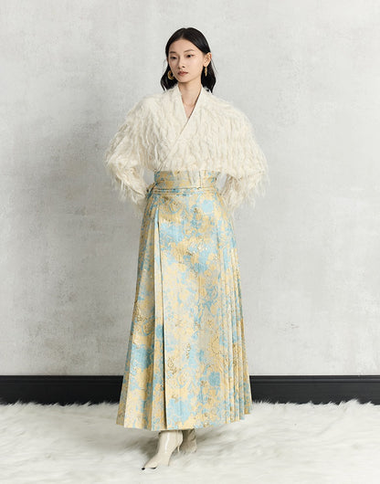 HECO Three-dimensional Tassel Fashion Top Shirt Women - flesh.