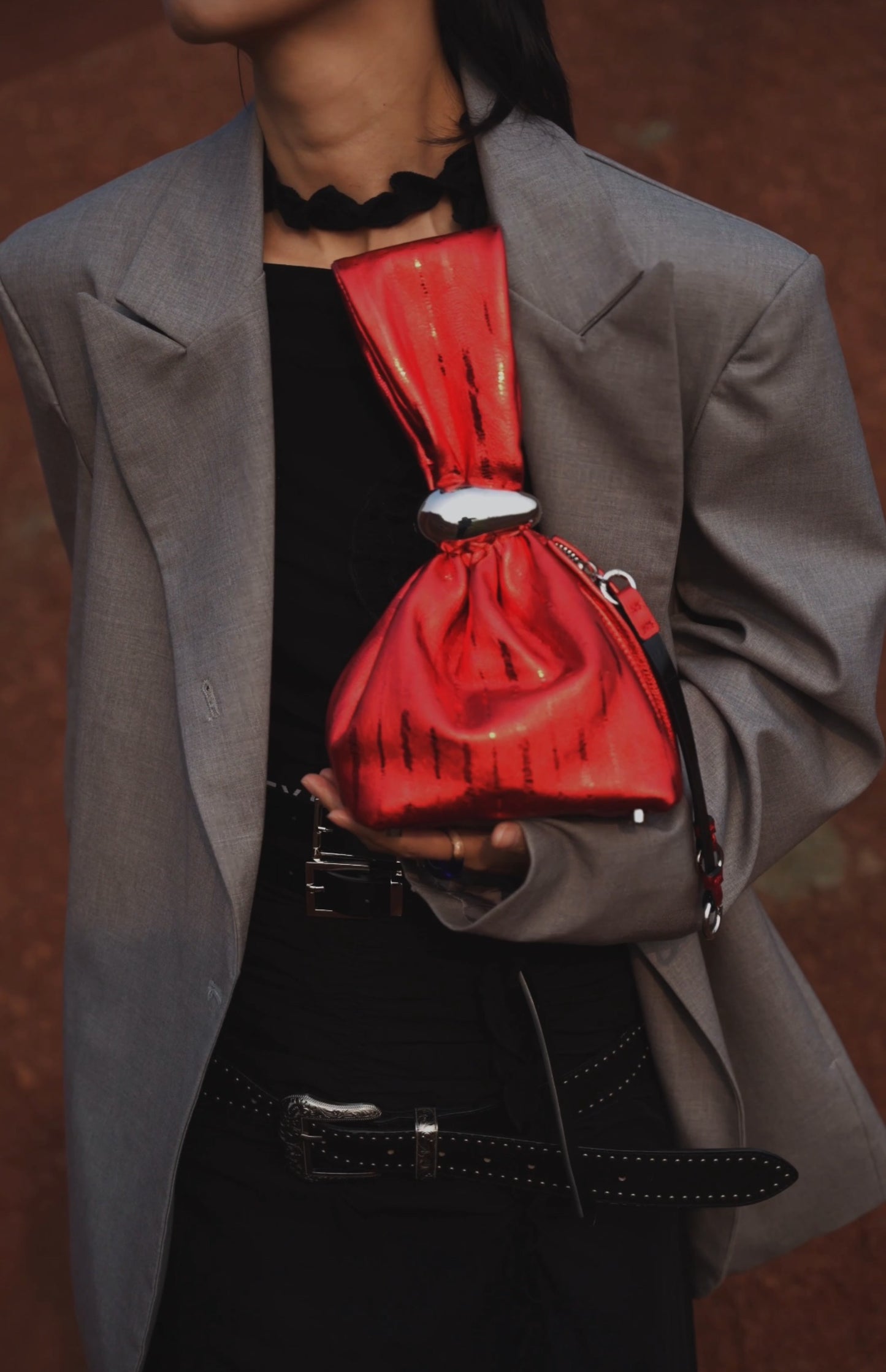 IUBALLET Timeless Triangle Leather Bag - LUCKY.