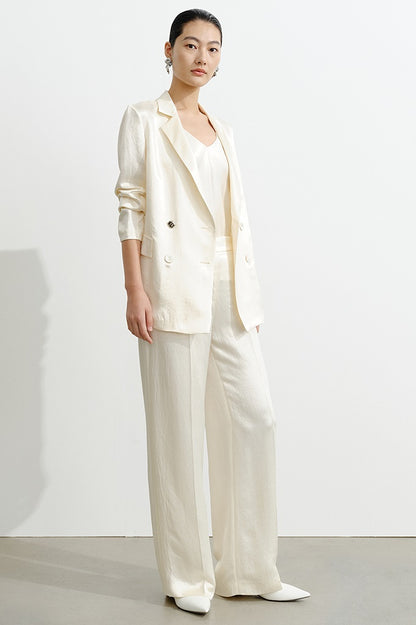 COMME MOI Lv Yan designer summer full acetate texture fashion V-neck suspenders - RICK.