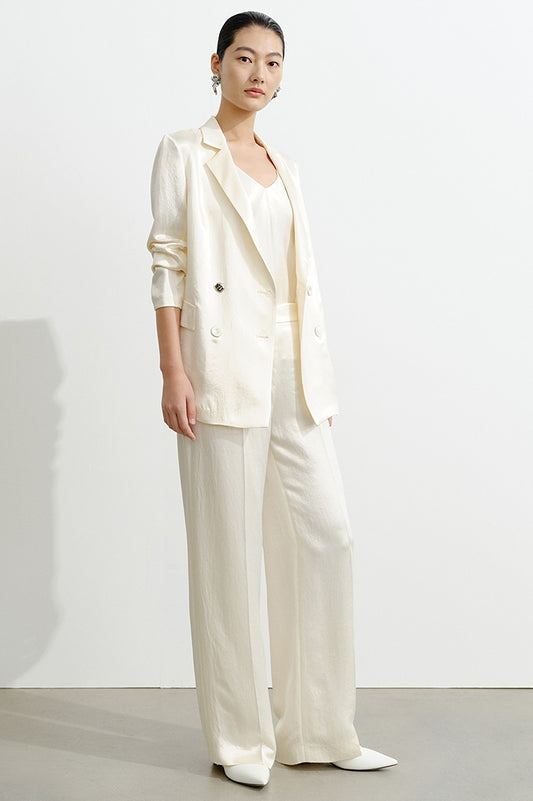 COMME MOI Lv Yan designer summer full acetate texture fashion V-neck suspenders - RICK.