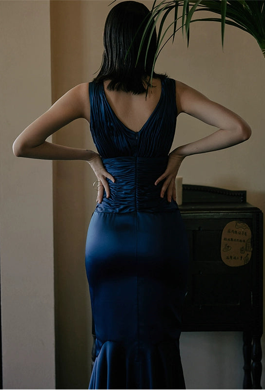 GOUDIN toast new engagement banquet party dress-VES.