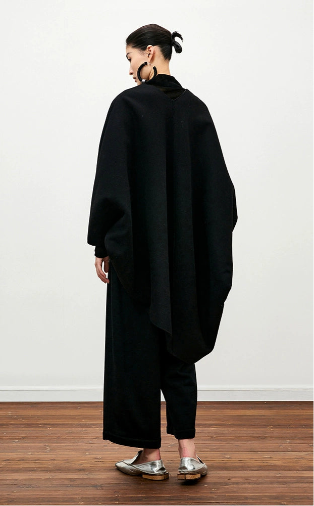 ZHUCHONGYUN black cardigan temperament coat-LENZ.